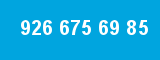 926 675 69 85 926 675 69 85